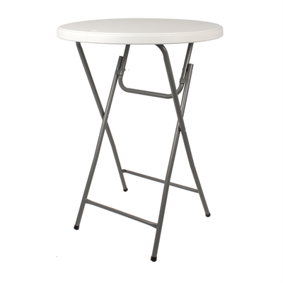 Ohio  cafébord Ø81 x 110 - hvid