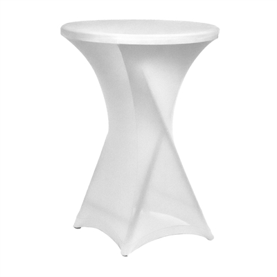 Overtræk til Ohio cafebord høj - hvid 10 styk